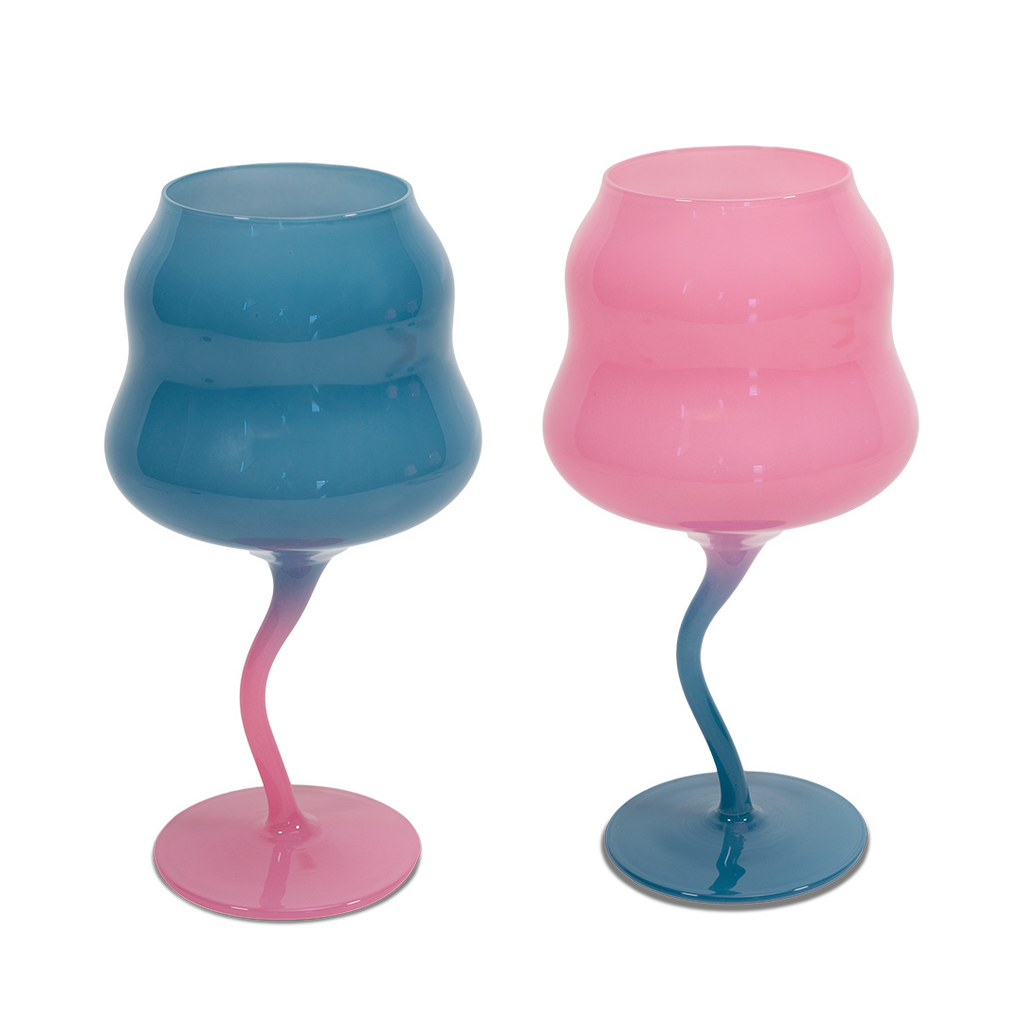 Calici WD - Set 2 calici da cocktail in vetro Multicolore