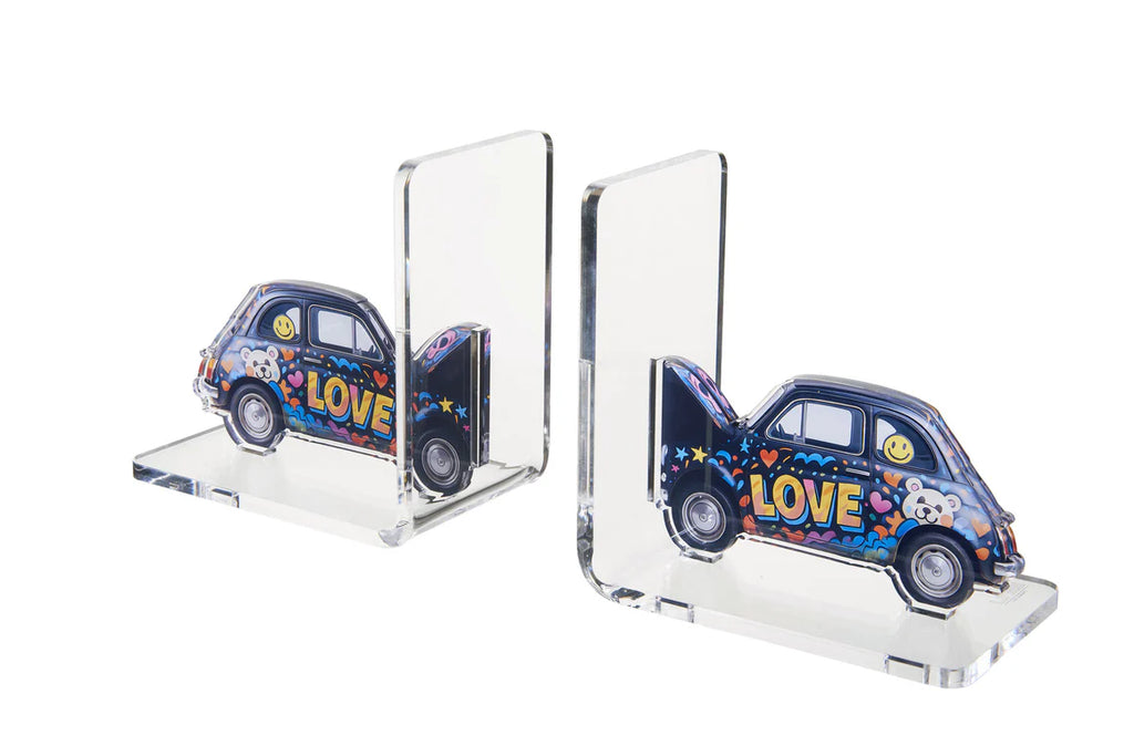 Reggilibro Set 2 Plexiglass Linee Recanati