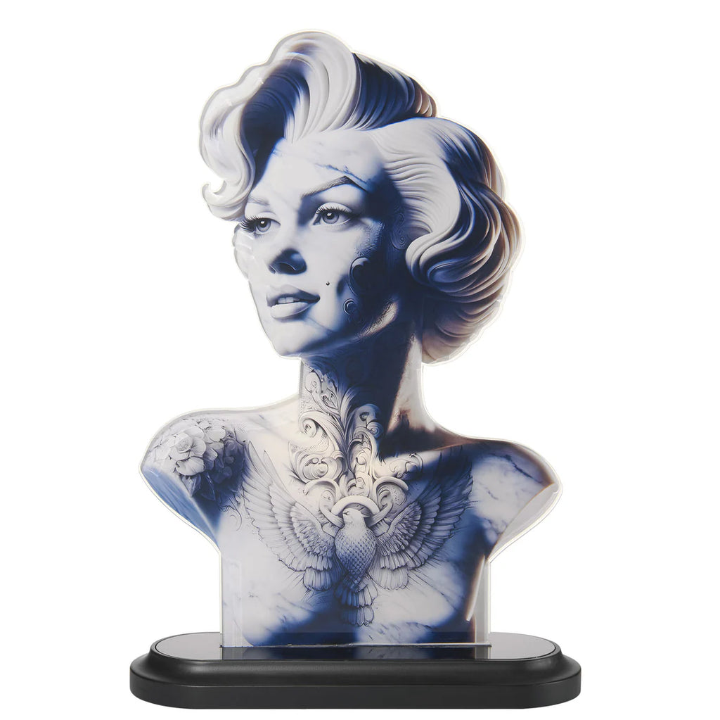 Lampada da Tavolo Tatuaggi Marmo Linee Recanatia