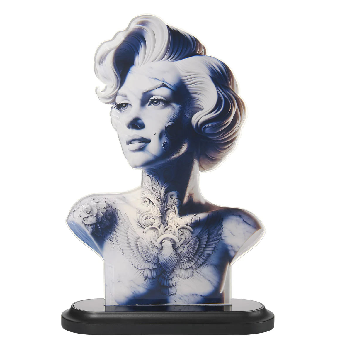 Lampada da Tavolo Tatuaggi Marmo Linee Recanatia